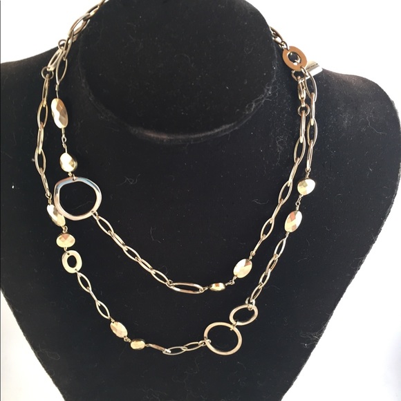Ellen Tracy gold toned 18” chain necklace - Picture 3 of 4